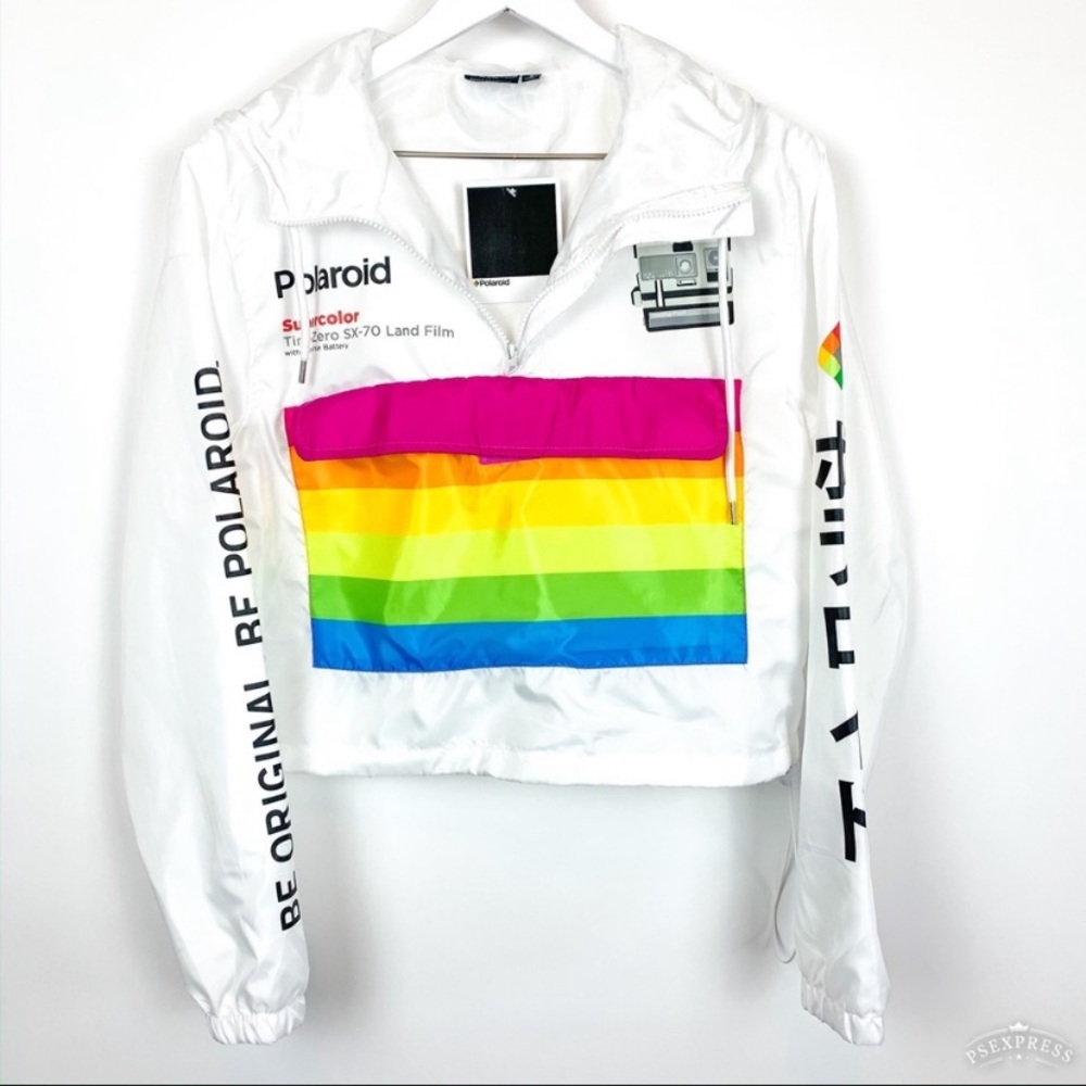 Polaroid Pride Pullover Windbreaker Hoodie